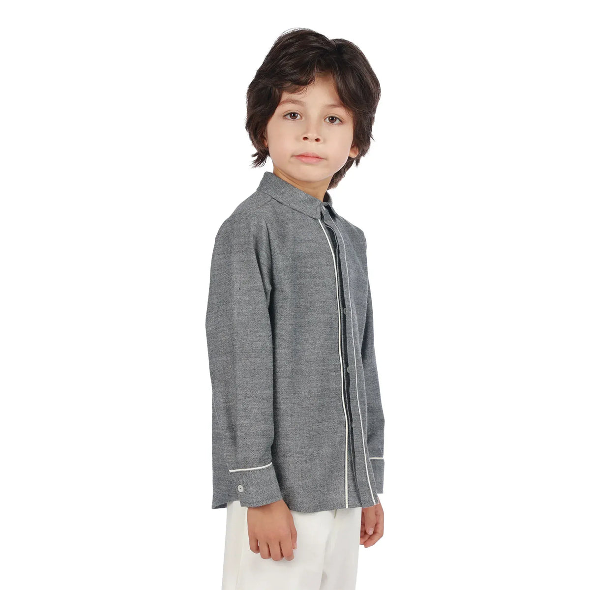 Solid Formal Shirt for Boys Image