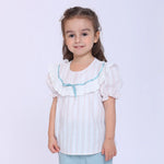 Pink Striped Blouse for Baby Girl Image