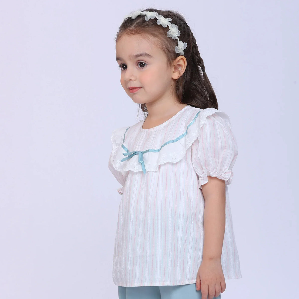 Striped Blouse for Baby Girl Image