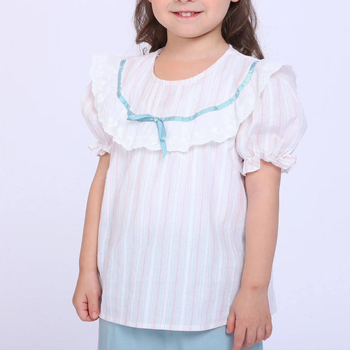Striped Blouse for Baby Girl Image