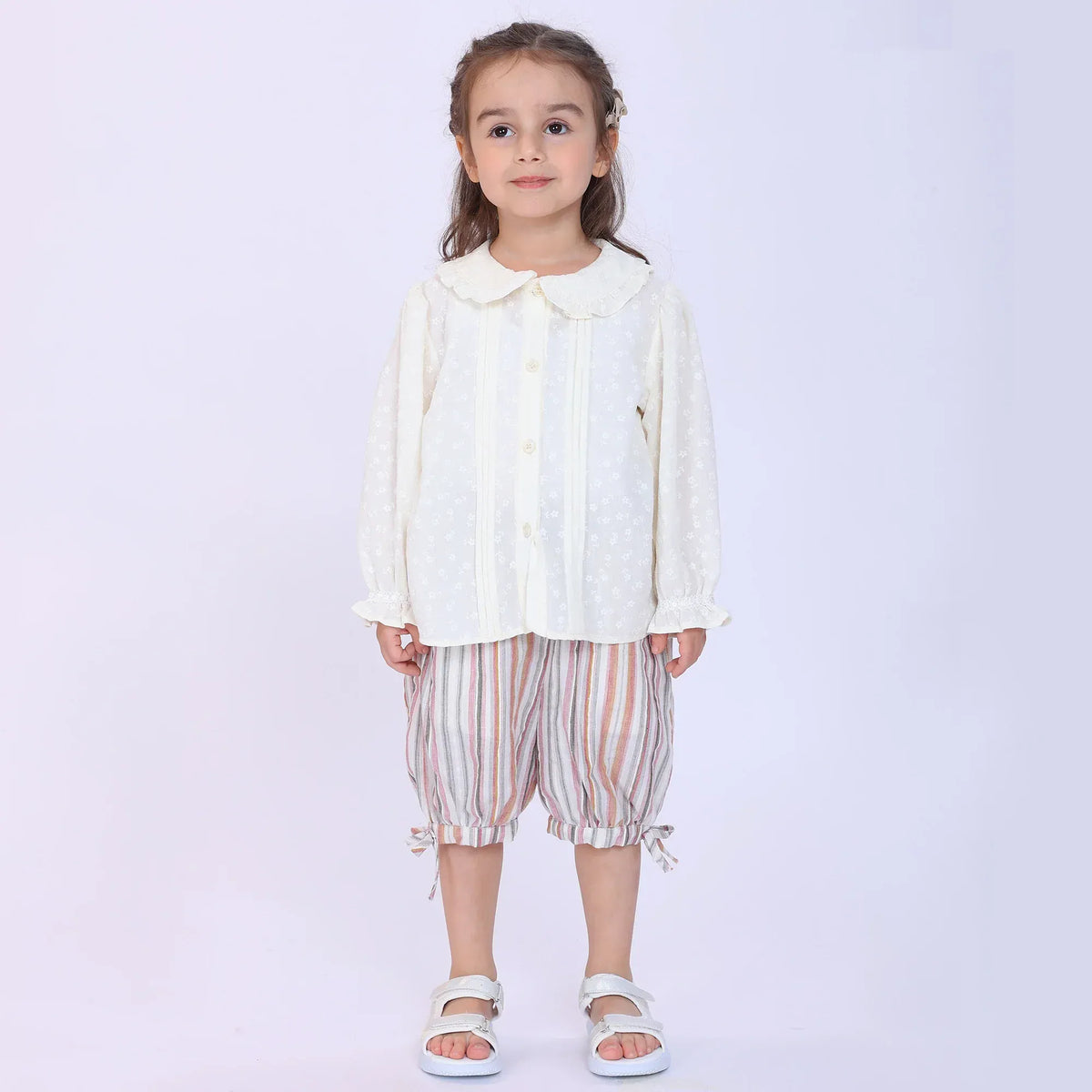 Striped Shorts for Baby Girl Image