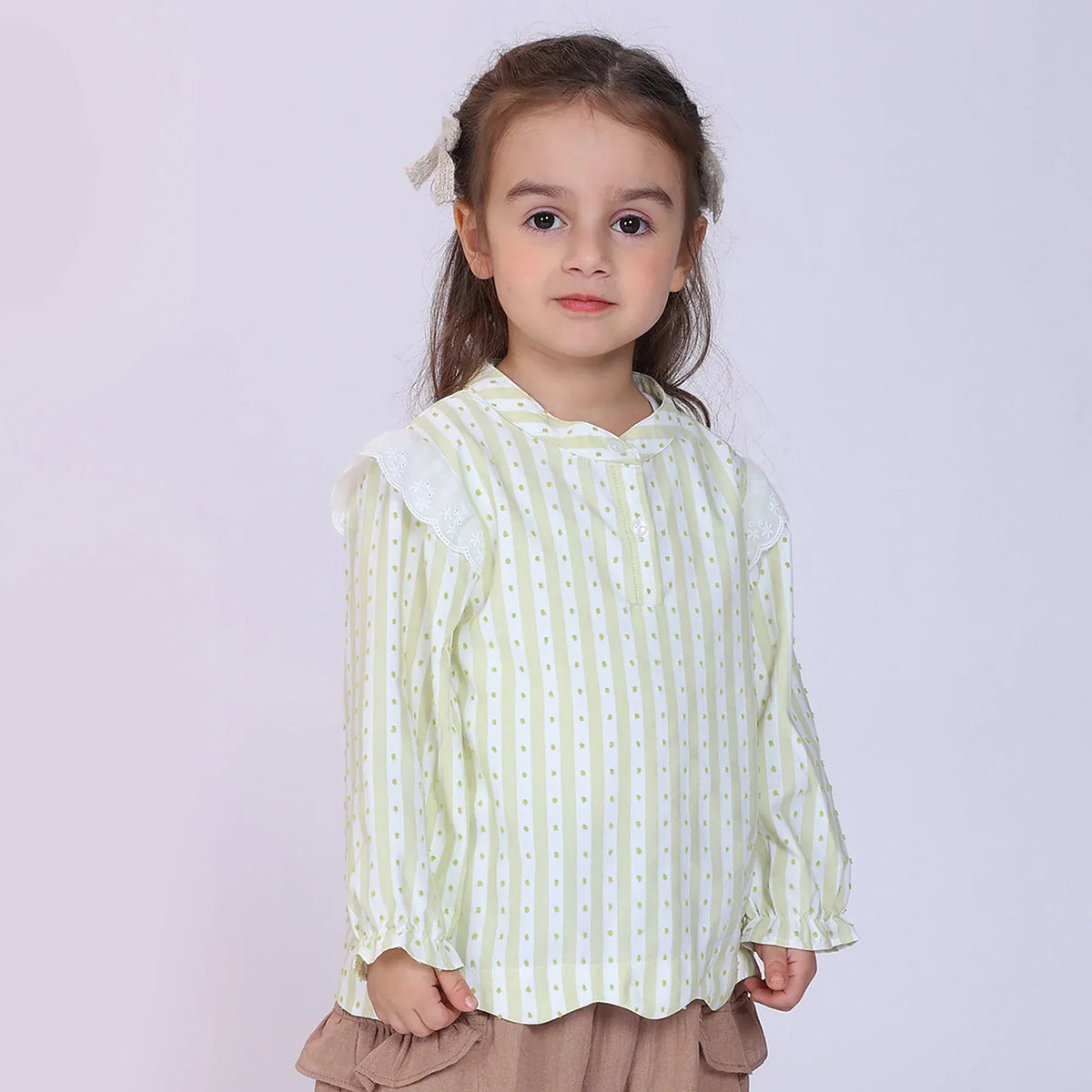 Striped Blouse for Baby Girl Image