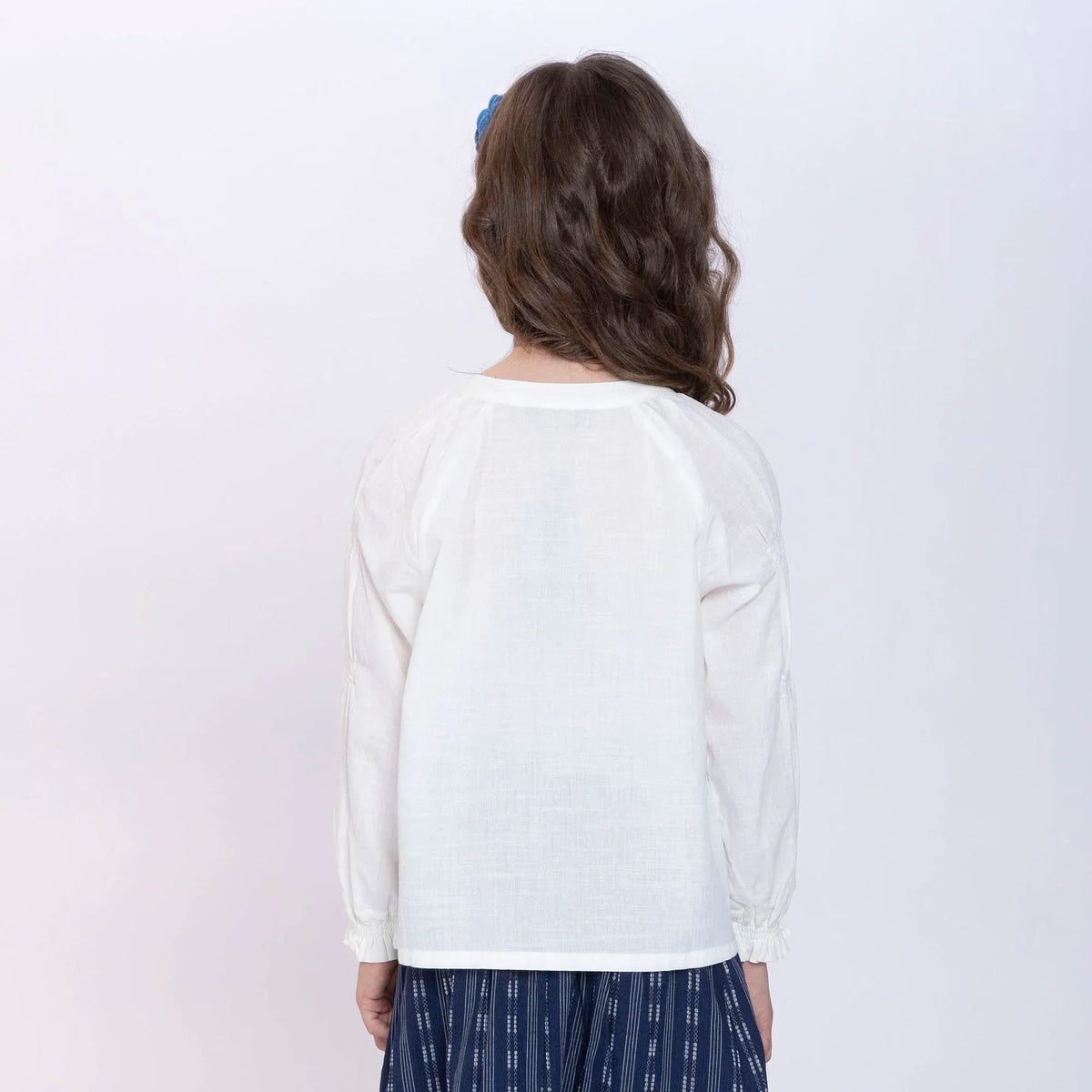 Jacquard Blouse for Girls Image