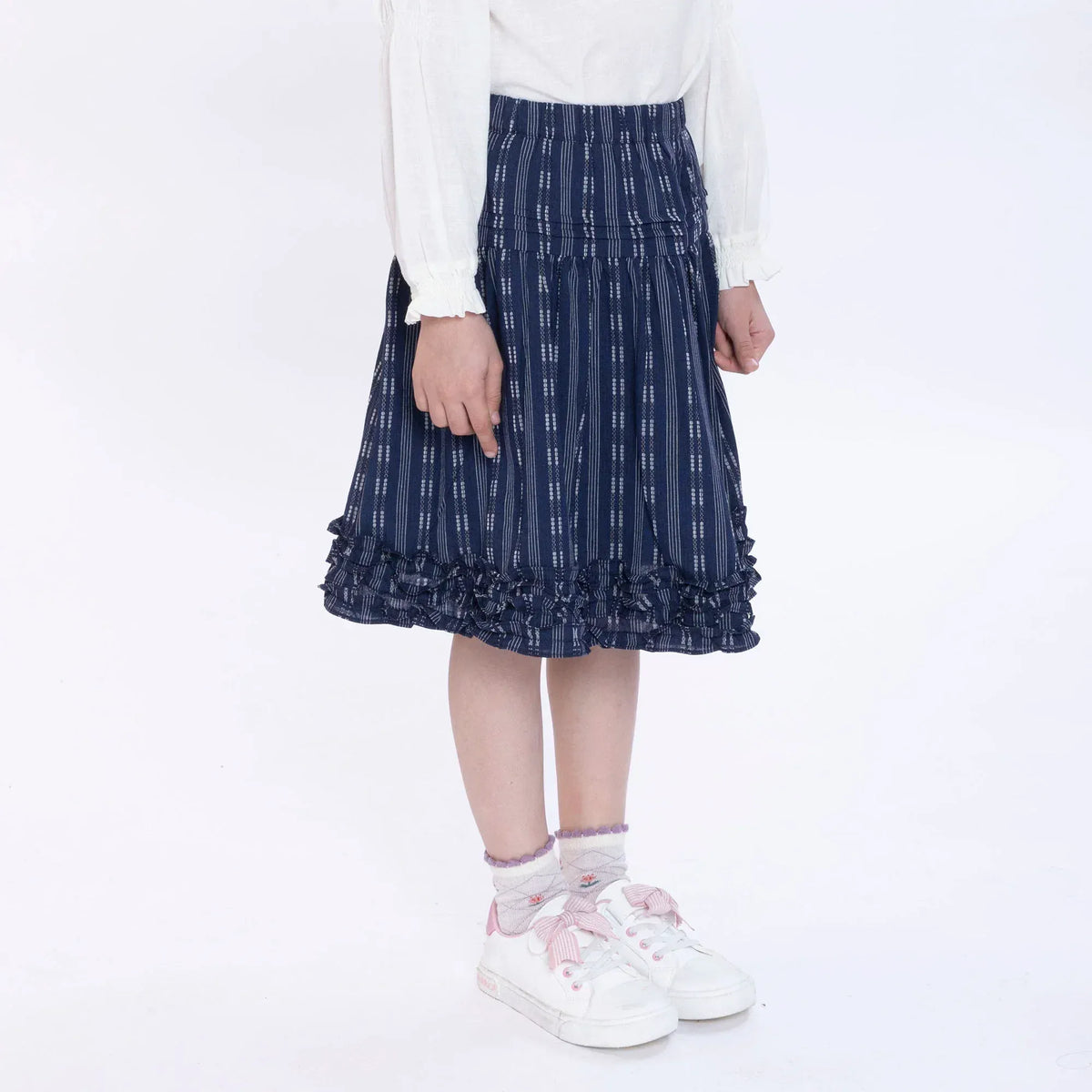 Striped Skirt for Girls Image