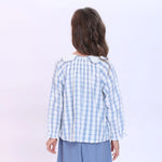 Checked Blouse for Girls Image