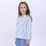 Checked Blouse for Girls Image