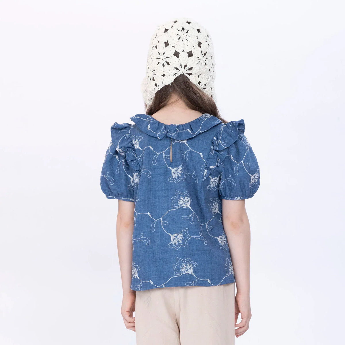 Floral Blouse for Girls Image