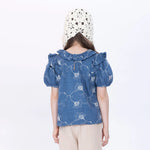 Floral Blouse for Girls Image