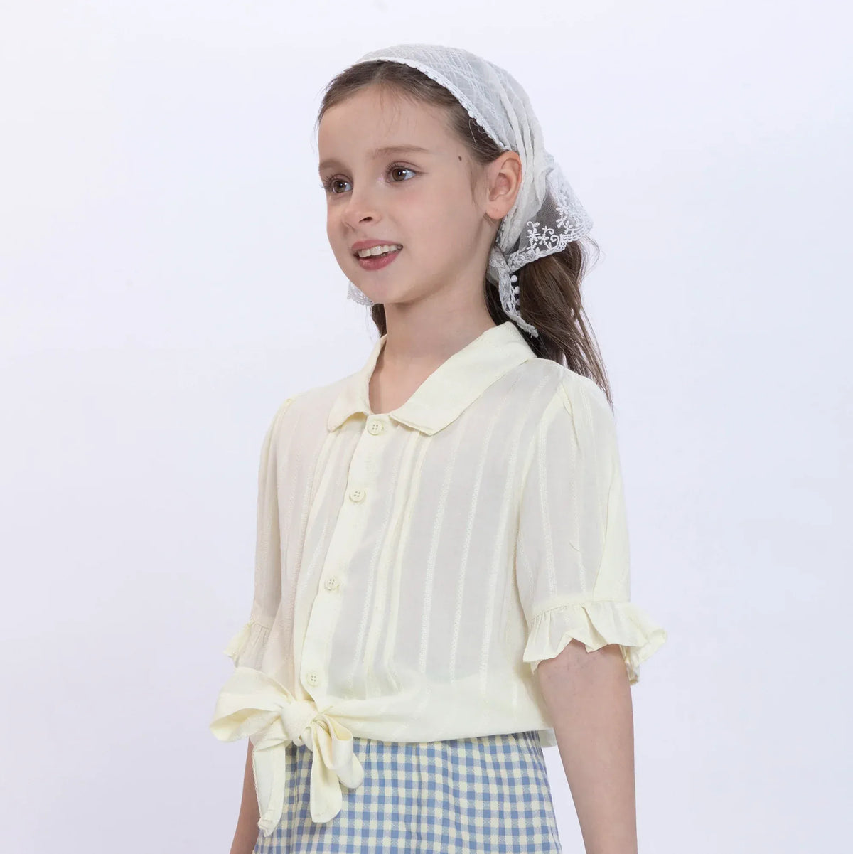 Jacquard Shirt for Girls Image