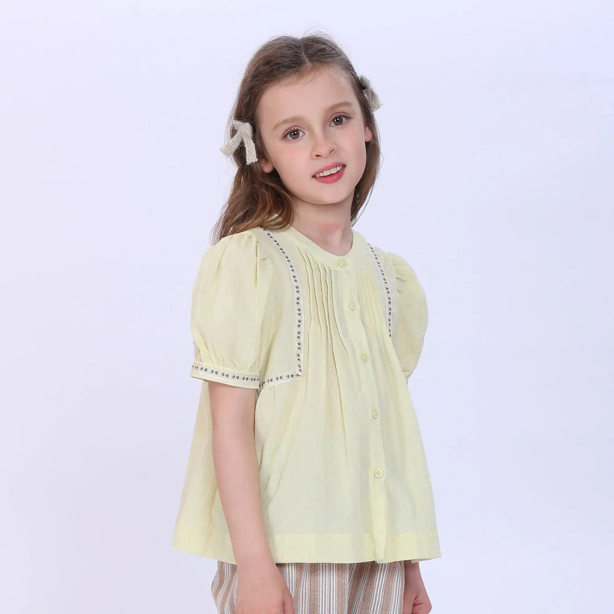 Solid Shirt for Girls Image