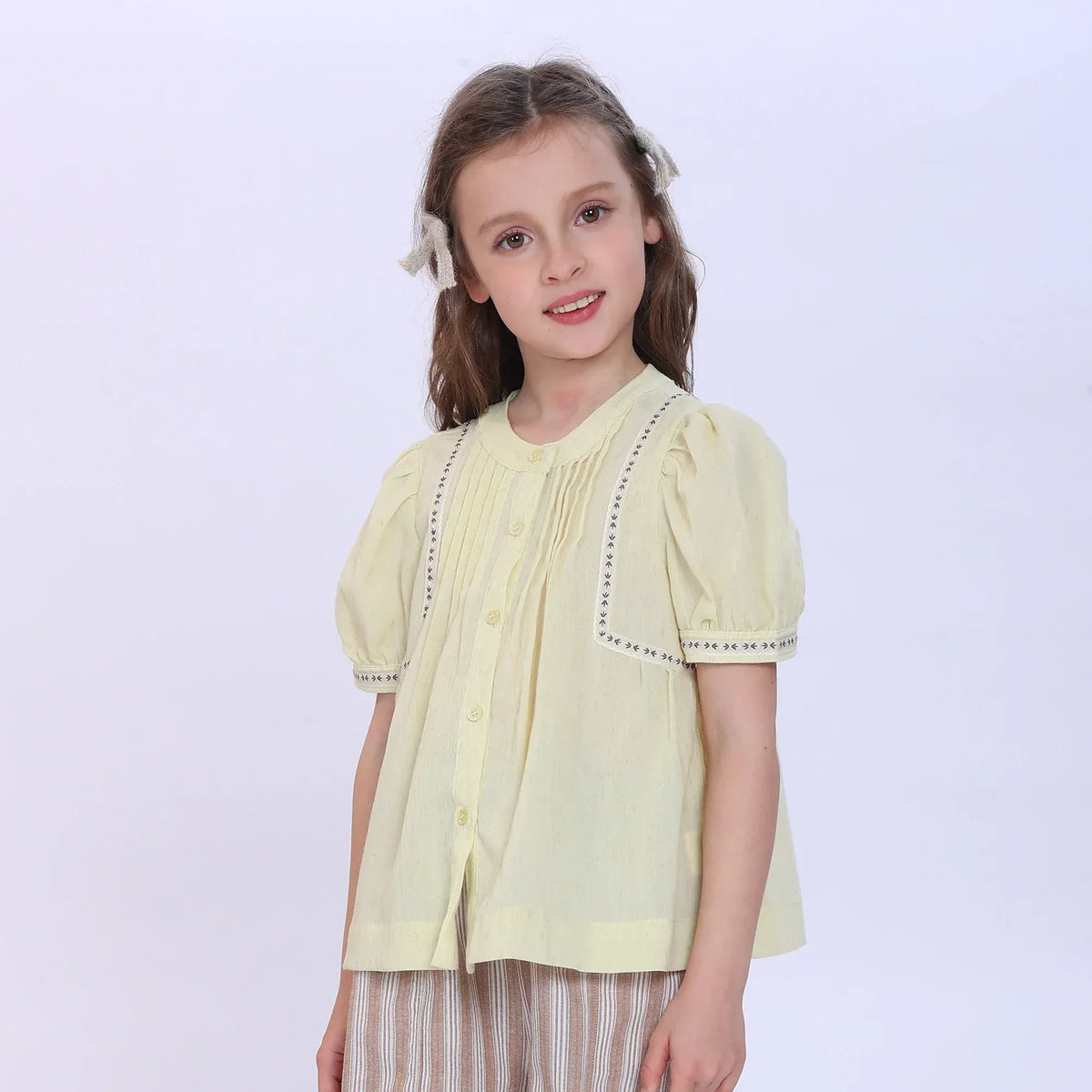 Solid Shirt for Girls Image