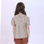 Floral Blouse for Girls Image