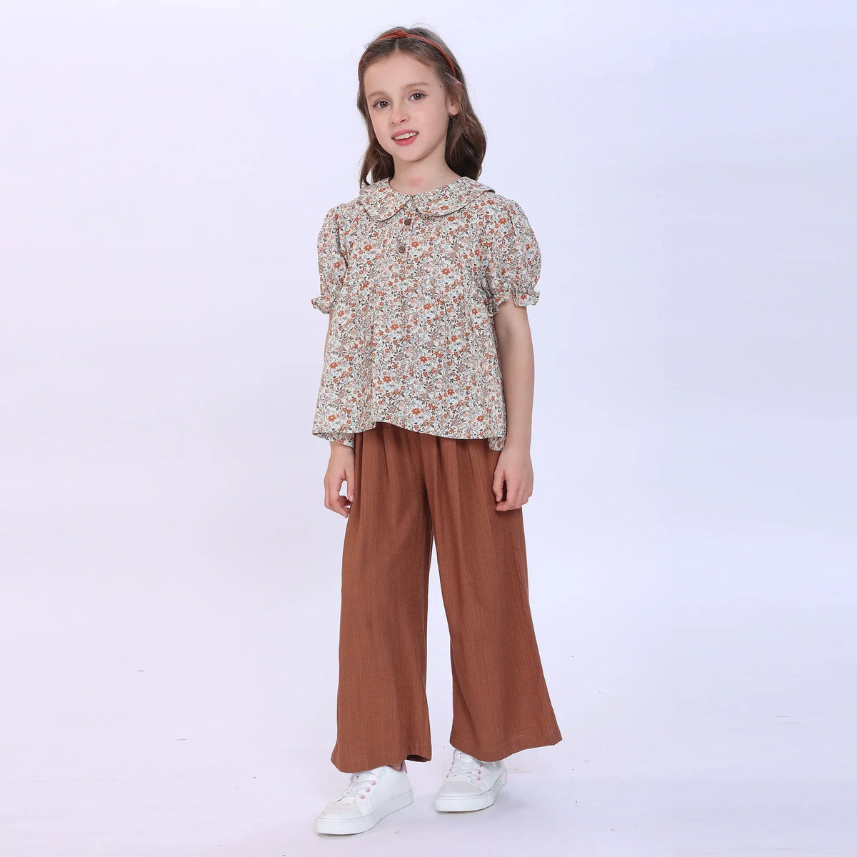 Floral Blouse for Girls Image