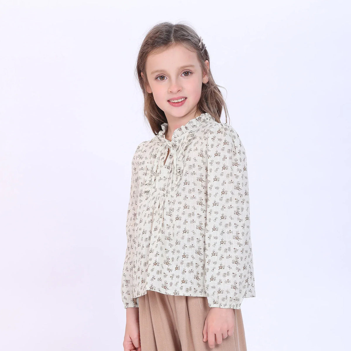 Floral Shirt for Girls Image