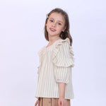 Striped Blouse for Girls Image