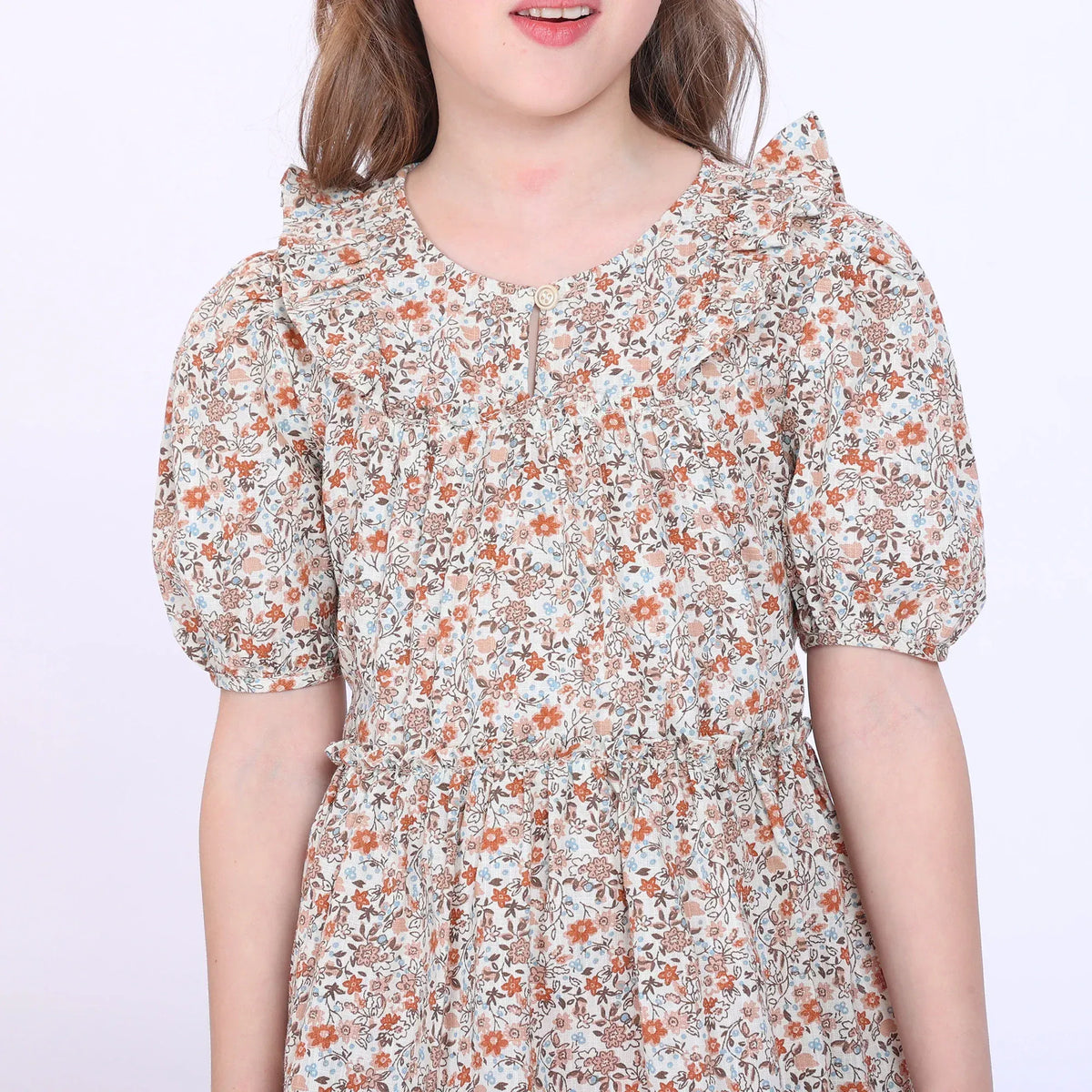 Floral Dress for Girls Image