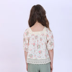 Floral Blouse for Girls Image