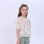 Floral Blouse for Girls Image