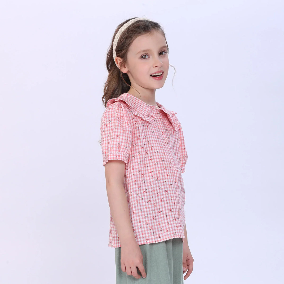 Checked Shirt for Girls Image