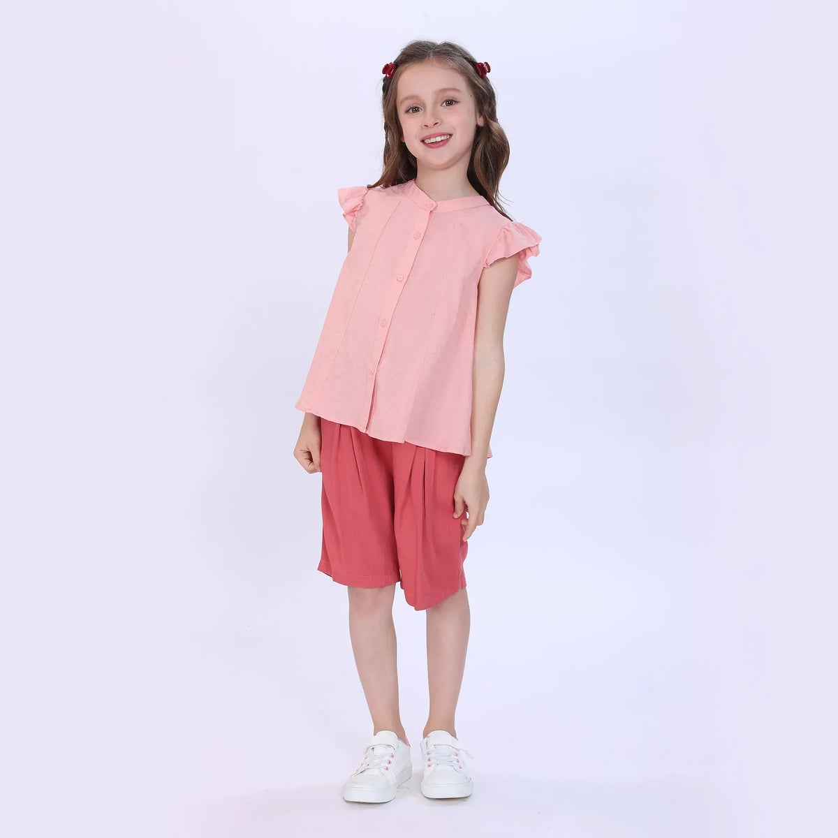 Jacquard Shirt for Girls Image