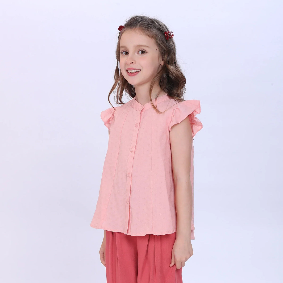 Jacquard Shirt for Girls Image