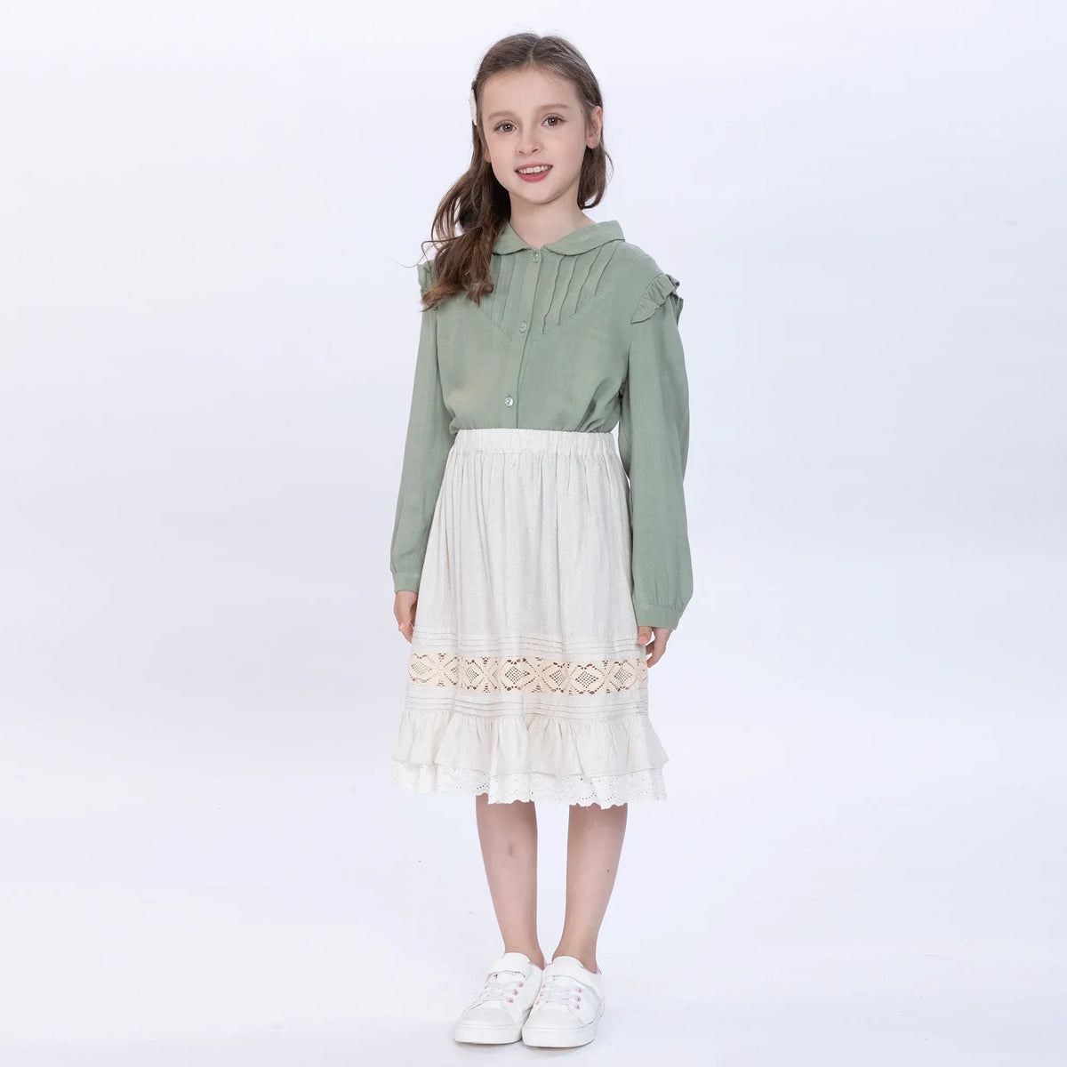 laced Skirt for Girls Image