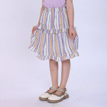 Striped Skirt for Girls Image