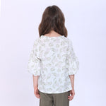 Floral Blouse for Girls Image
