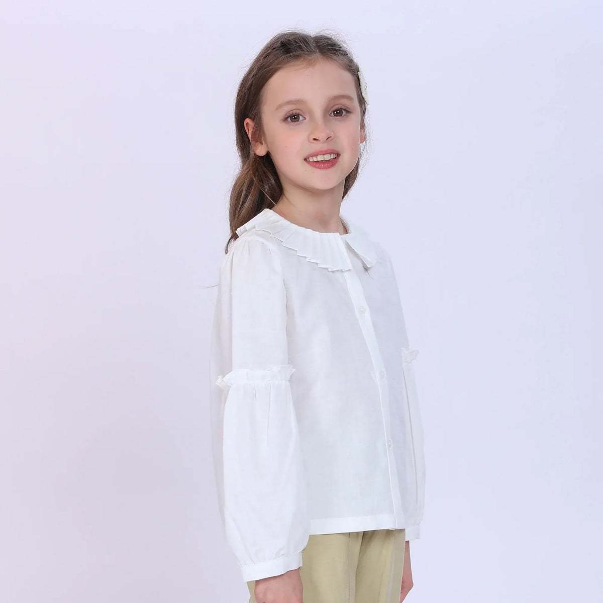 Jacquard Shirt for Girls Image