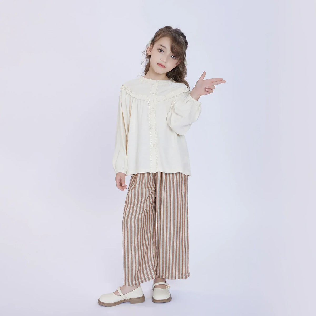 Striped Pants for Girls Image