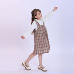 Checked Dress for Girls Image