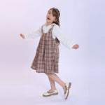 Checked Dress for Girls Image