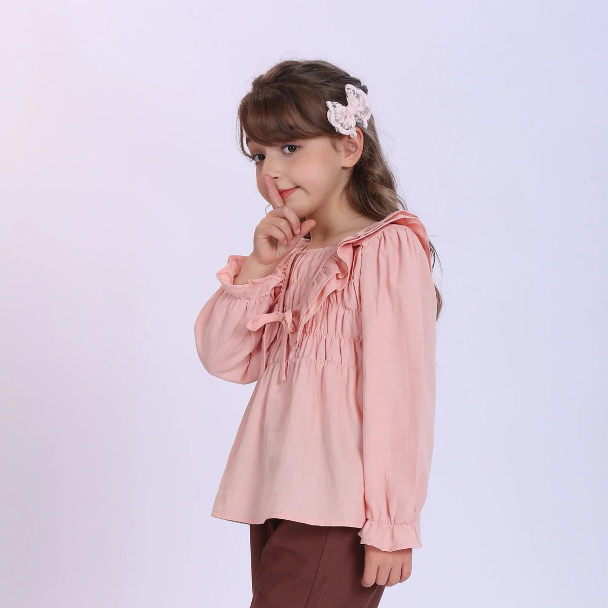 Quilting Blouse for Girls Image