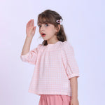 Checked Blouse for Girls Image