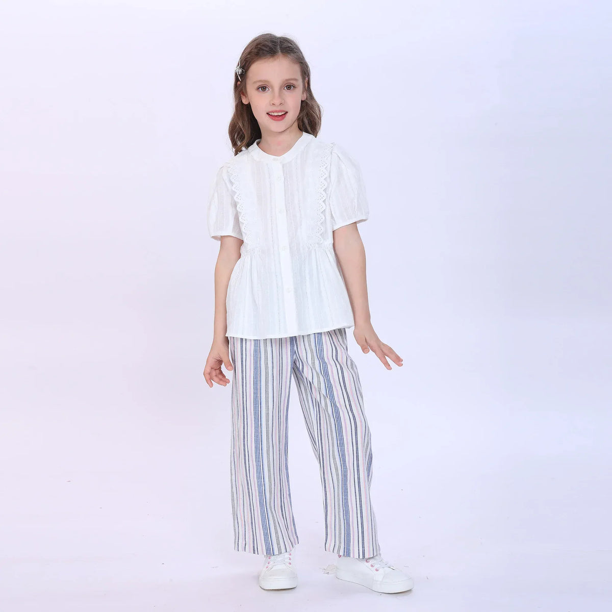 Jacquard Shirt for Girls Image