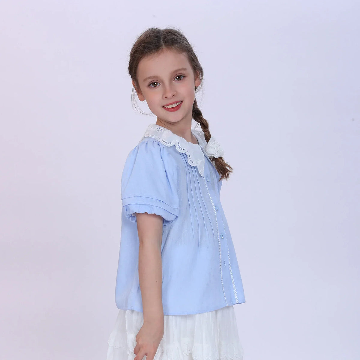 Jacquard Shirt for Girls Image