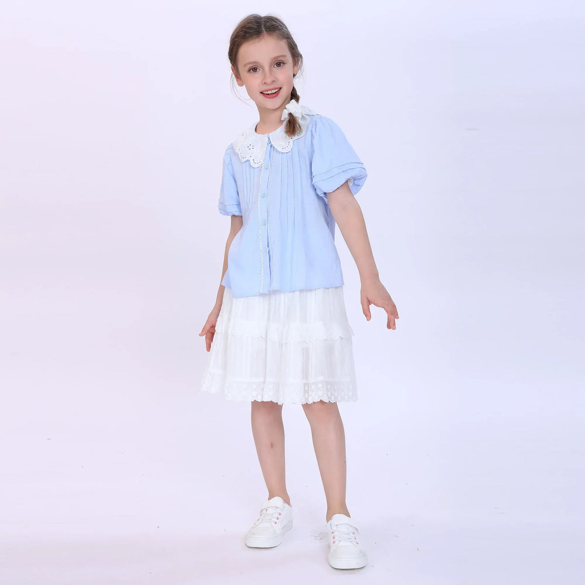 Jacquard Shirt for Girls Image