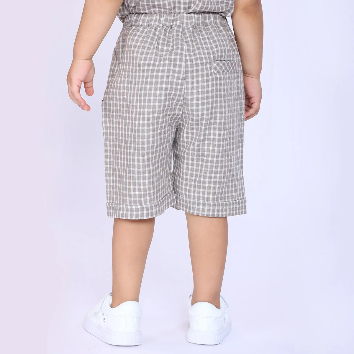 Checked Shorts for Baby Boy Image