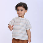 Blue Striped Blouse for Baby Boy Image