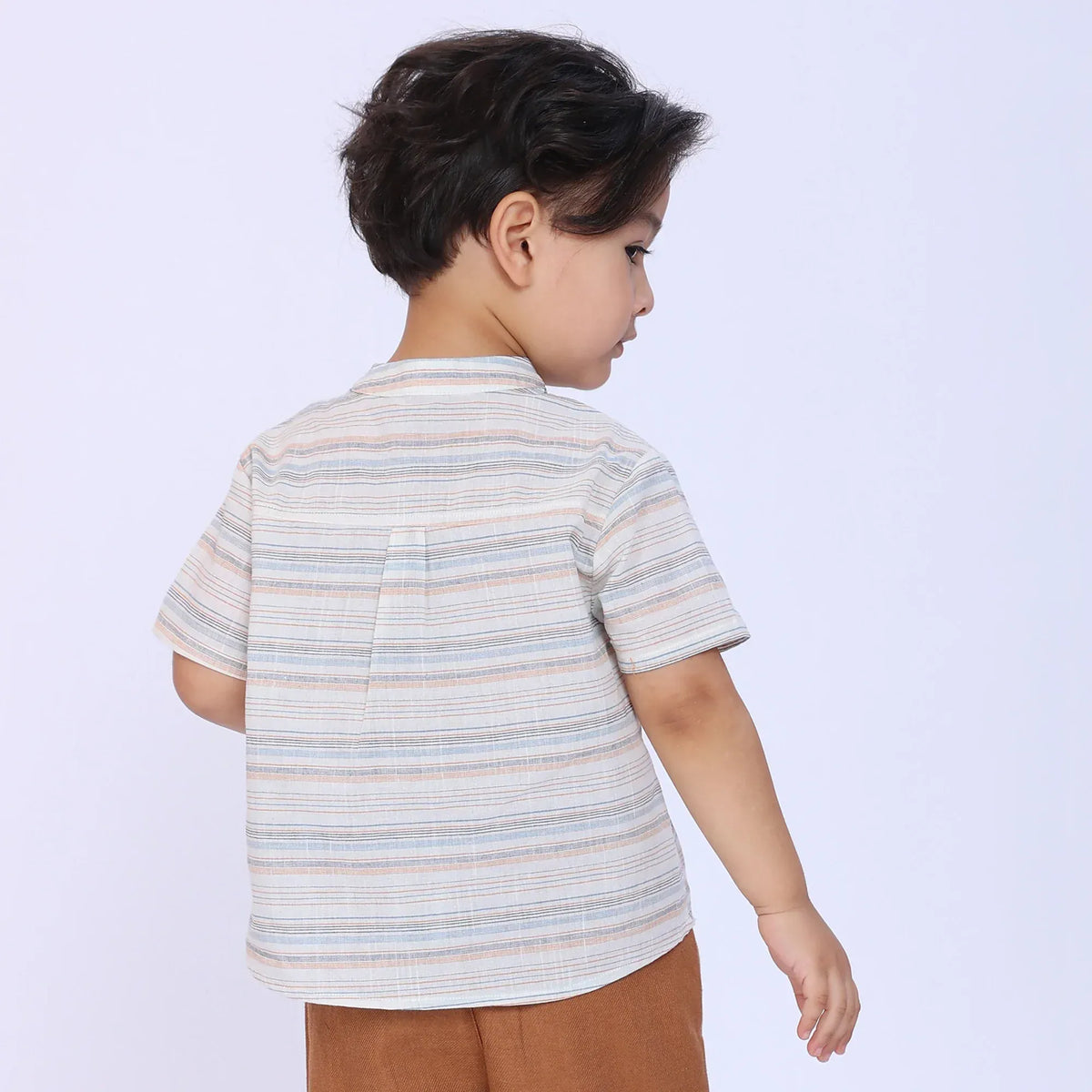 Striped Blouse for Baby Boy Image