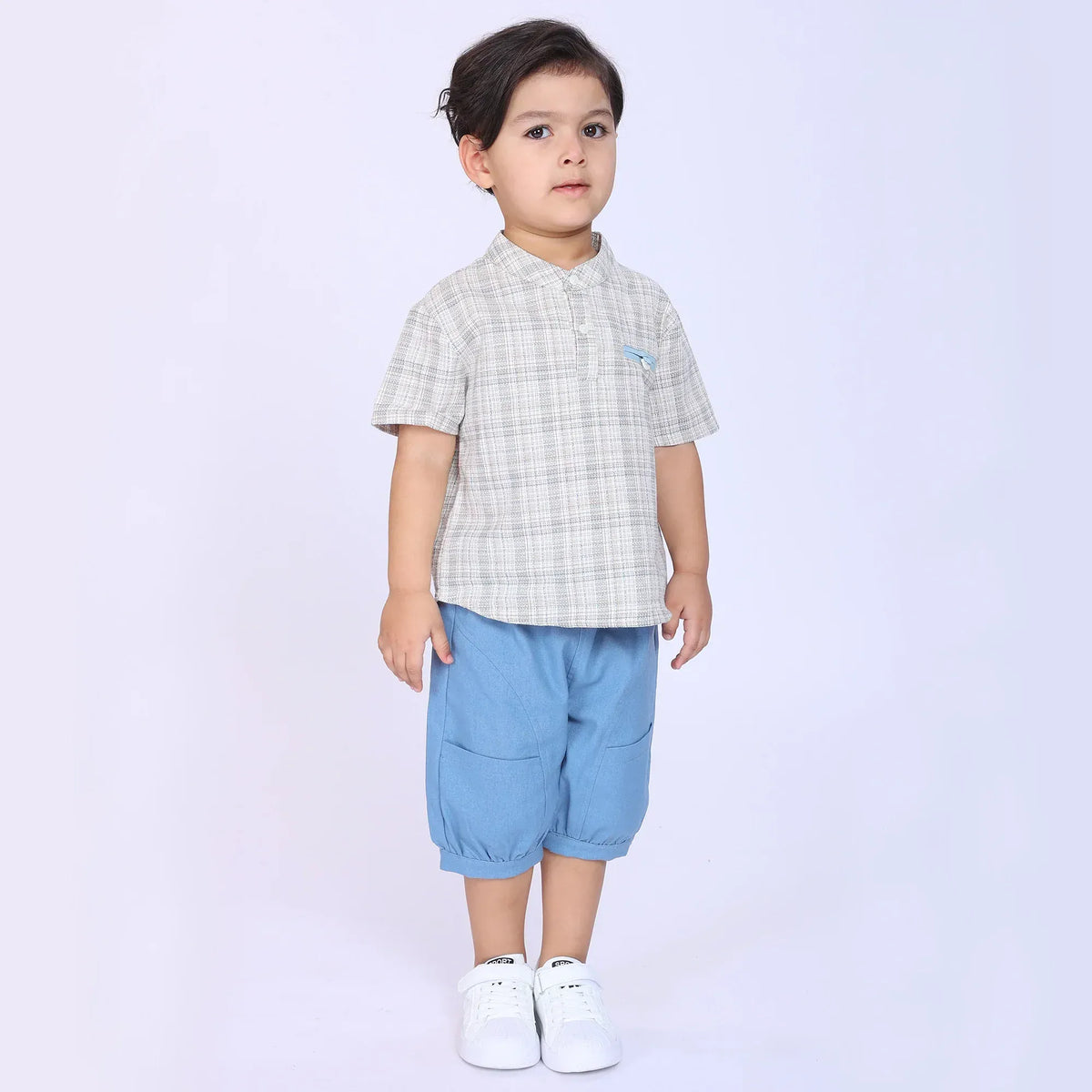 Checked Blouse for Baby Boy Image