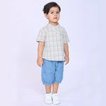 Checked Blouse for Baby Boy Image