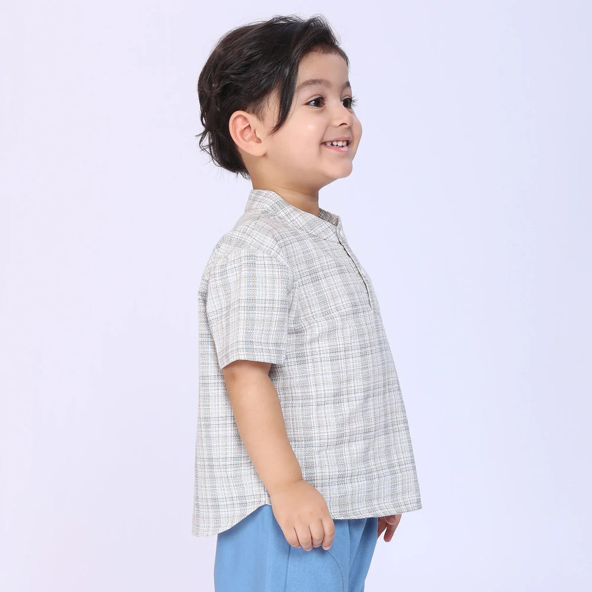 Checked Blouse for Baby Boy Image