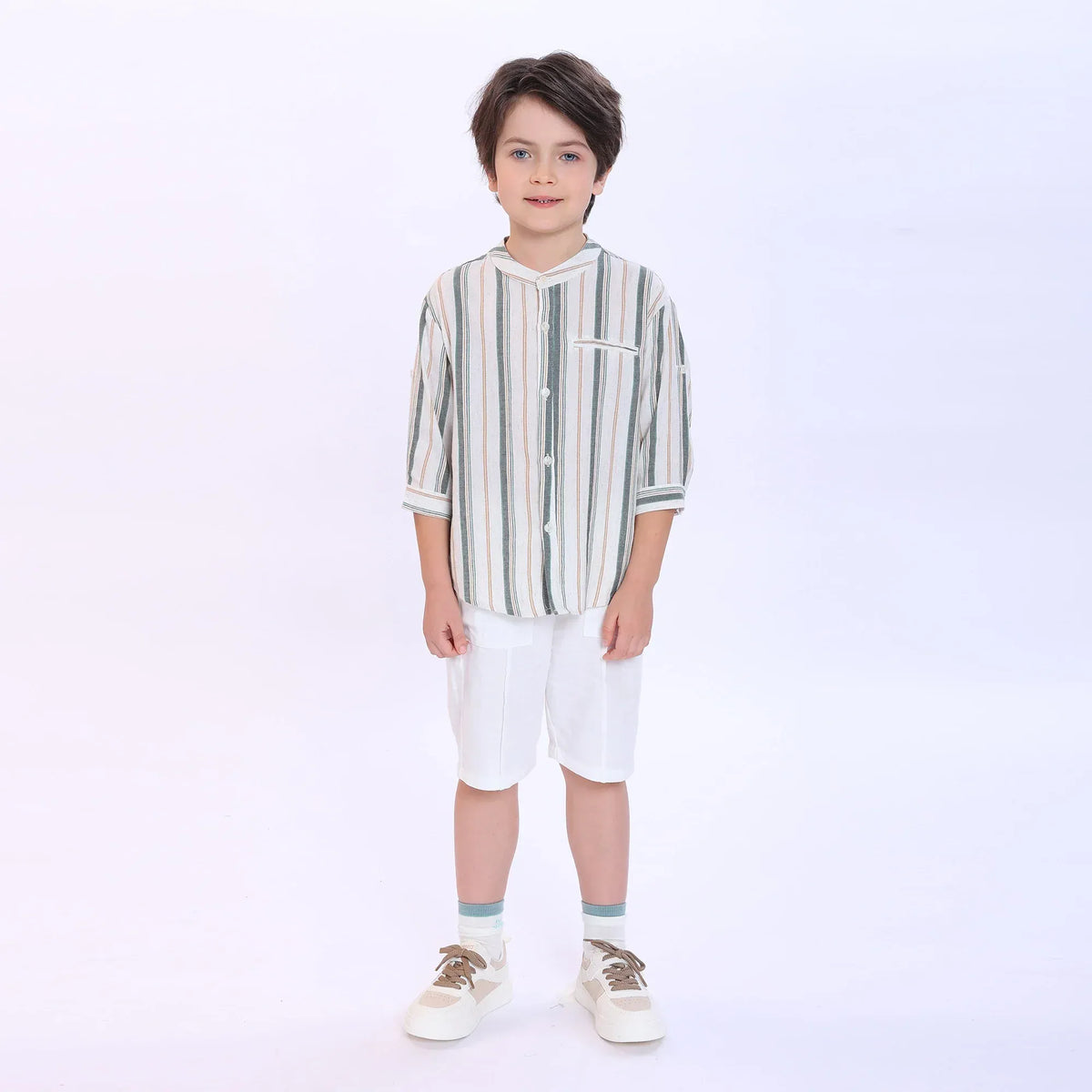 Striped Blouse for Boys Image