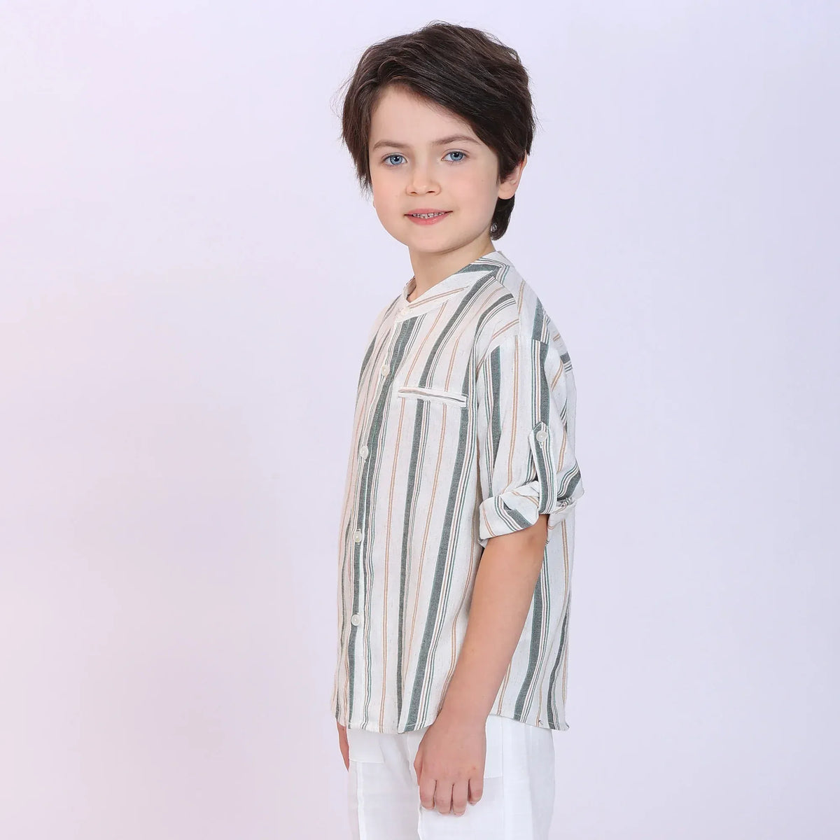 Striped Blouse for Boys Image