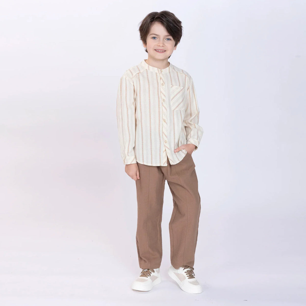 Striped Shirt for Boys Image