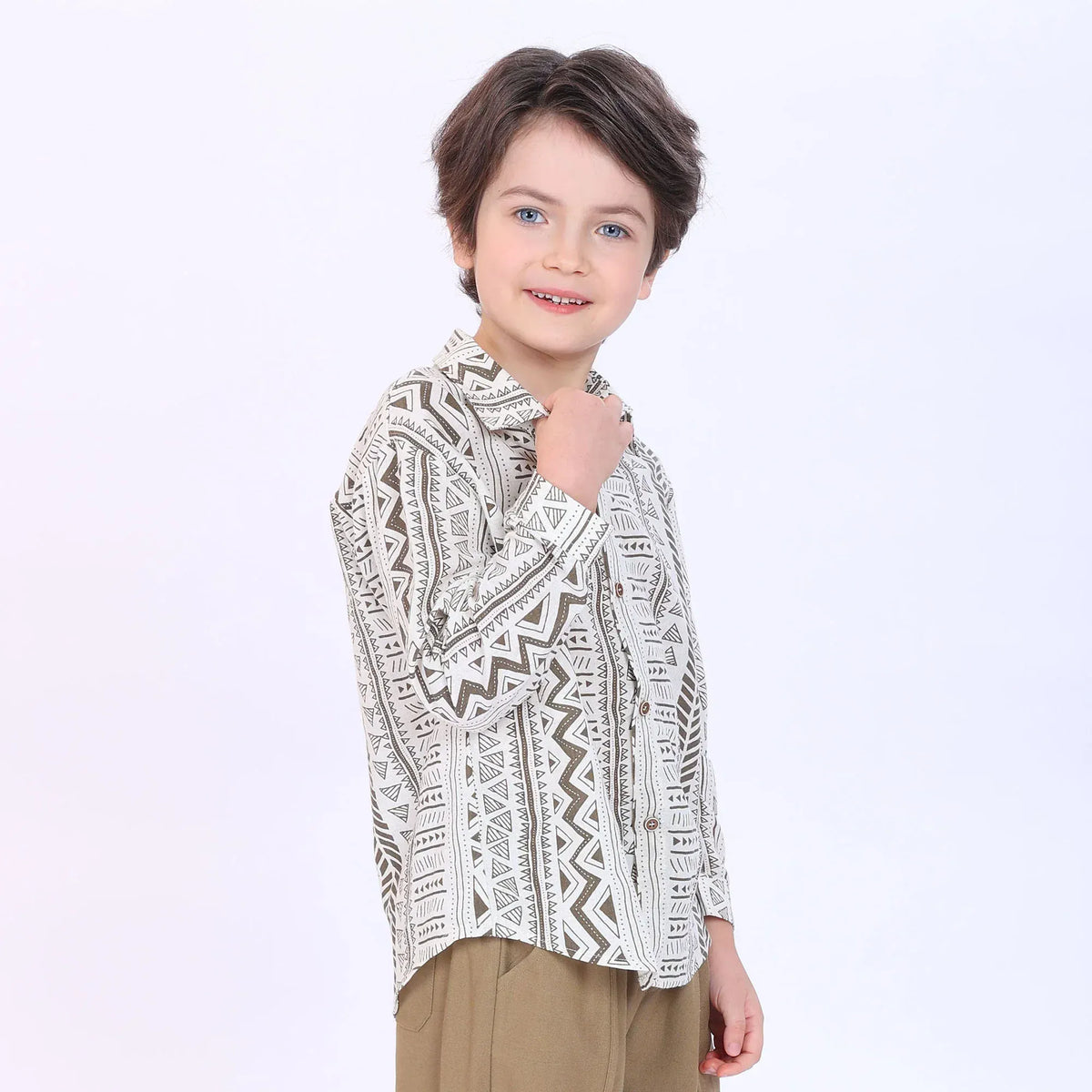 Printed Shirt for Boys Image