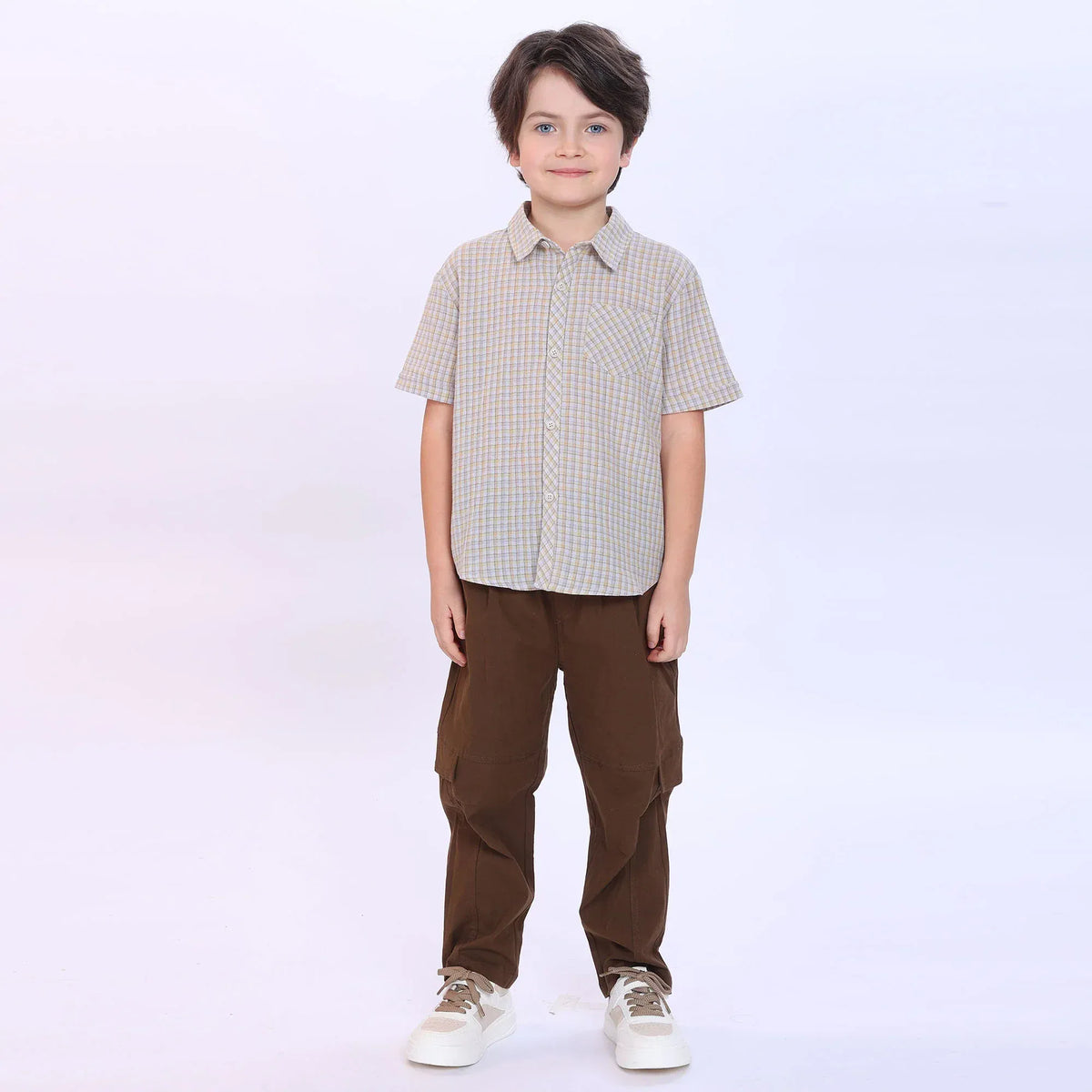 Checked Shirt for Boys Image