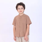 Light Coffee Shirt for Boys Image