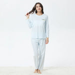 Embroidery Pajama Set-2Pc for Women Image